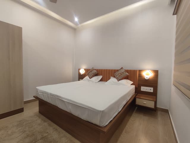 Deluxe bedroom at The Tribhuvan Residency